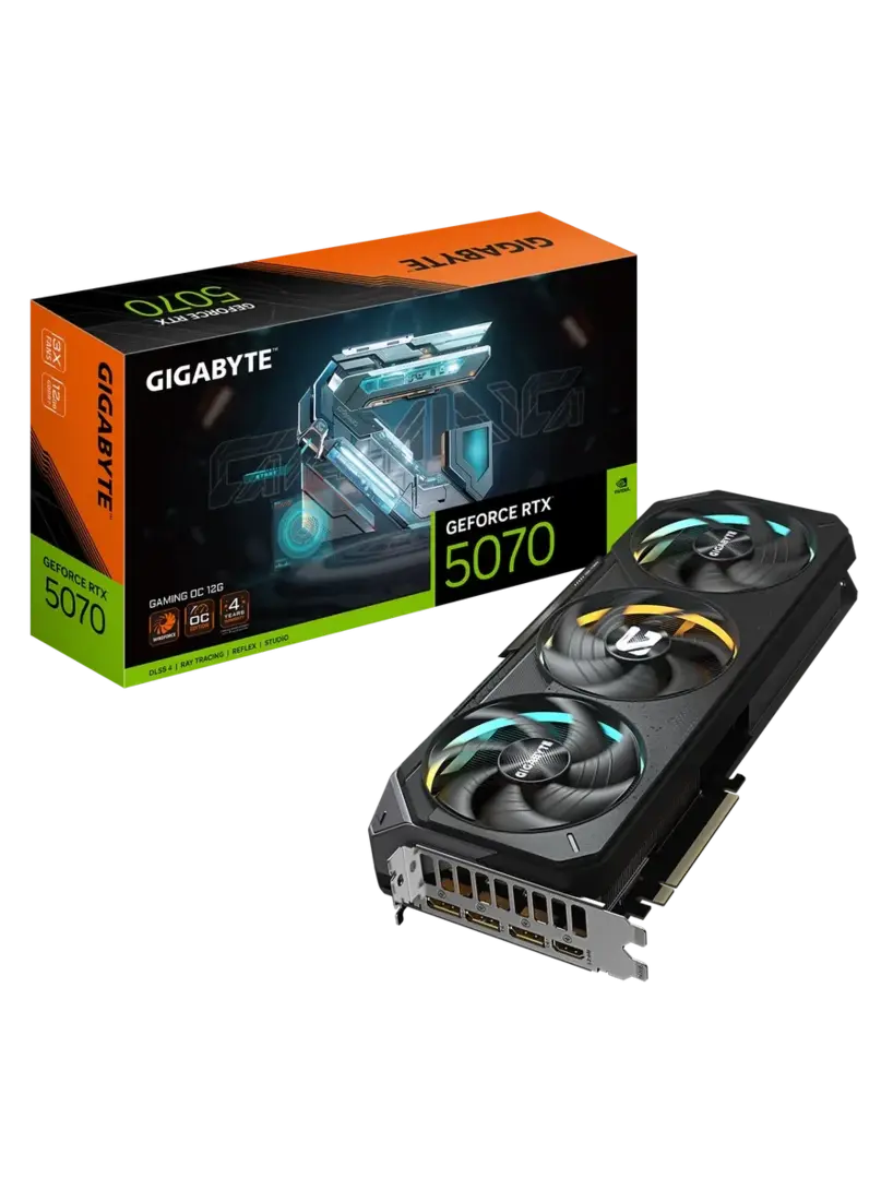 Видеокарта GIGABYTE RTX 5070 GAMING OC 12 ГБ  (с макс. кошельком и подпиской)