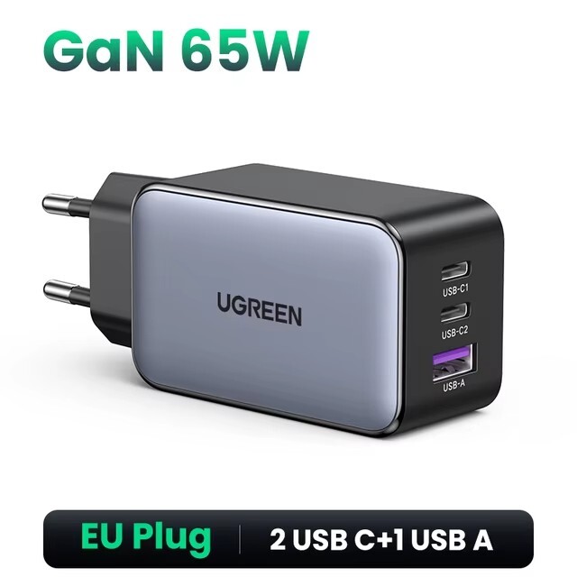 Cетевое зарядное устройство UGREEN 65W GaN 