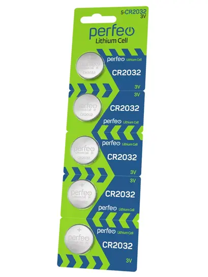 Батарейки CR2032 литиевые дисковые Lithium Cell 5шт, 3V (с ВБ кошельком)