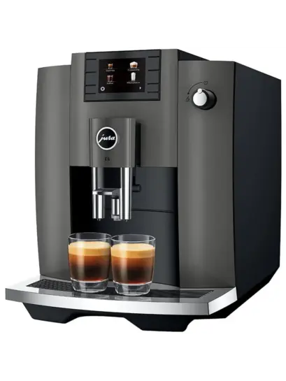 Автоматическая кофемашина Jura E6 Dark Inox 15439 (с макс. кошельком)