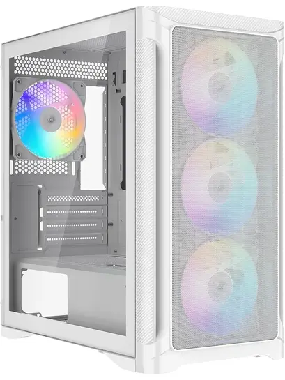 Корпус для ПК SAMA S31 ARGB S31-WHMMA4X1-GL (с кошельком WB) + чёрный за 3200₽