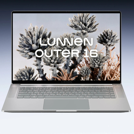 16" Ноутбук LUNNEN Outer 16, AMD Ryzen 7 7840HS, RAM 32 ГБ, SSD 1 ТБ, 2560x1600, Windows 11, Polar Grey, LL6FAWG09