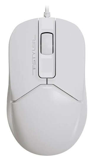 Проводная мышь с бесшумным кликом A4Tech Fstyler FM12S, 1200 dpi, 3 кнопки (с банками-партнерами)