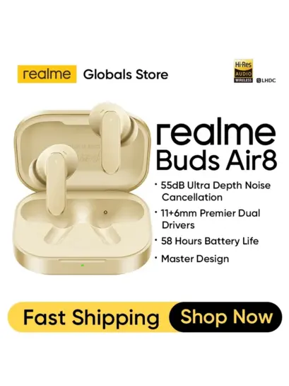 Беспроводные наушники Realme Buds Air 8 (с ВБ кошельком)