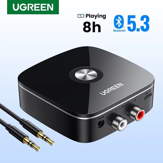 Беспроводной адаптер Ugreen CM123 AUX/RCA с Bluetooth 5.3