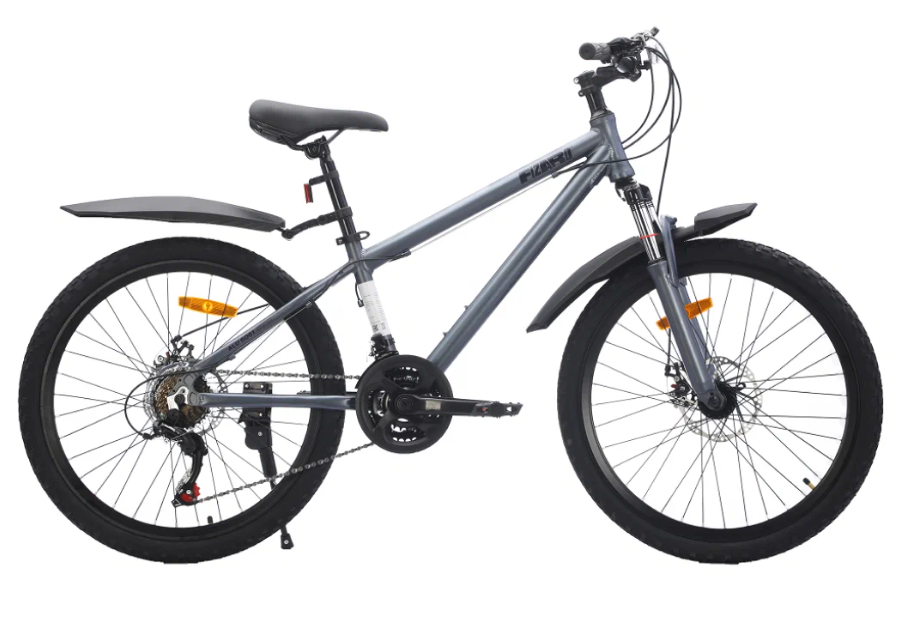 Велосипед 29" Fizard, 21" алюминий, дисковые тормоза, 21 скорость, серый