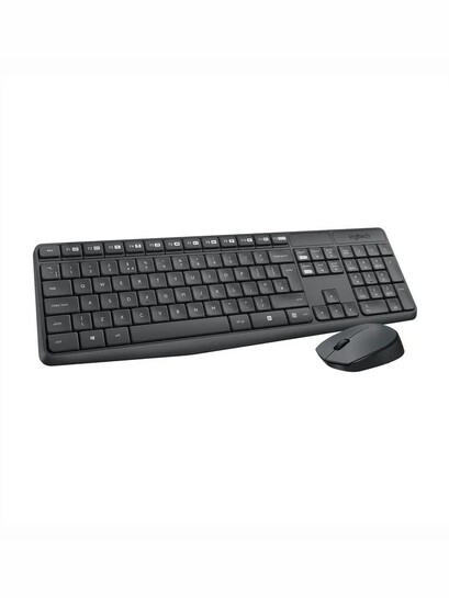 Беспроводной комплект мышь + клавиатура Logitech MK235 + 240 баллов Ozon (и другие комплекты, с картой банка-партнера)