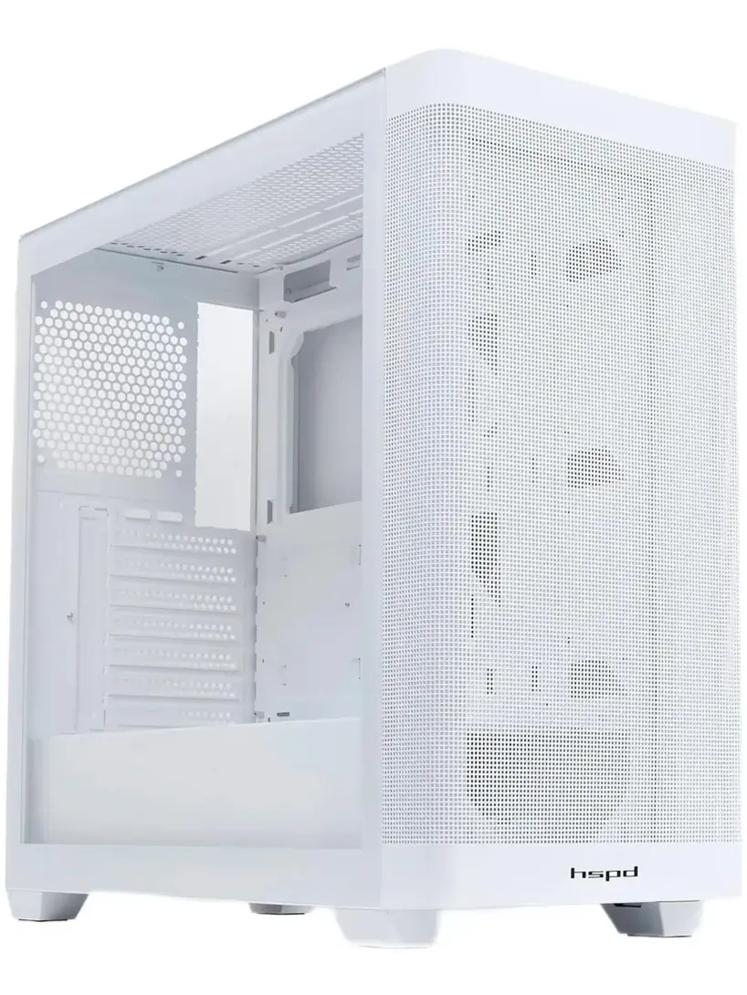 Корпус для ПК HSPD M740 WHITE / BLACK (с ВБ кошельком)