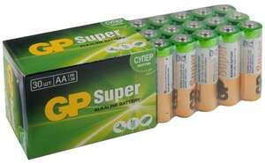 Батарейка GP Super Alkaline AA, 30 шт