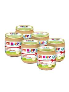 Пюре Hipp яблоко с 4 мес., 100 г (6 штук)