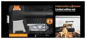Набор топор FISKARS Solid + складной нож Paraframe 1057911 черный