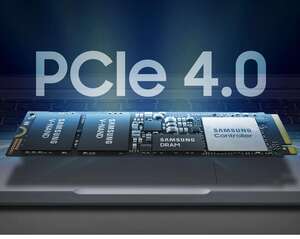 SSD Samsung PM9A1 (OEM-вариант 980 PRO, PCe4.0, до 7ГБ/сек.), 512 ГБ