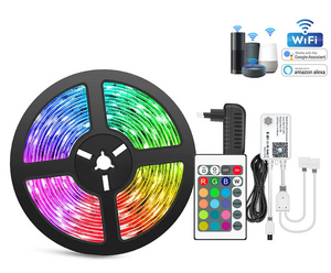 Гибкая RGB LED лента, 6 метров с поддержкой Wi-Fi и умного дома. (Цена в корзине)