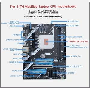 Материнская плата с интегрированным I7 11800H