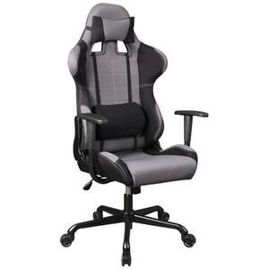 Кресло компьютерное игровое Бюрократ 771/GREY+BL 812971, серый