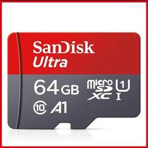 Карта памяти SanDisk micro SD 64 Гб