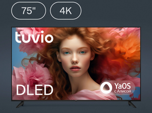 75” Телевизор Tuvio 4K ULTRA HD DLED Frameless TD75UFBSV2
