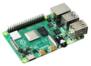 Микрокомпьютер Raspberry Pi 4 Model B (Broadcom BCM2711, ОЗУ 2 ГБ, Wi-Fi, Bluetooth)