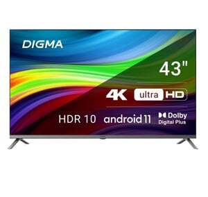 Телевизор Digma 43" DM-LED43UBB41 (4K Ultra HD Android 11)