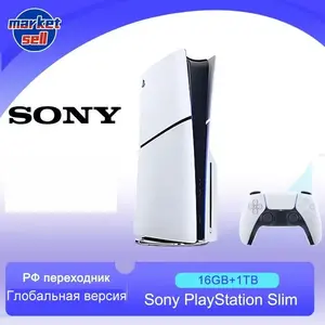 Игровая приставка Sony PlayStation 5 PS5 Slim c дисководом CFI-2000A01, глобальная версия, 16 ГБ + 1 ТБ (цена с ozon картой, из-за рубежа)