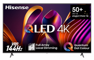 Телевизор 65" Hisense 65E7NQ PRO (QLED, 4K, 144гц, Смарт ТВ), с макс. WB кошельком 