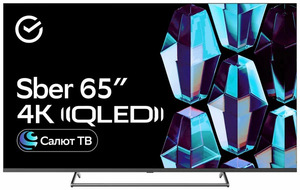 [МСК и др] Телевизор Sber SDX-65UQ5231, 65", 4К, голосовое управление