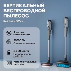 Вертикальный пылесос Roidmi X30VX (XCQ14RM)