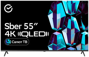 Телевизор Sber SDX-55UQ5235, 55", 4К, Салют ТВ