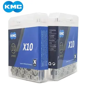Цепь для горного шоссейного велосипеда KMC X10 116L, 10-скоростная (с Озон картой, из-за рубежа)