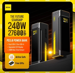 Внешний аккумулятор AOHI, 240w, 27.6 Ач