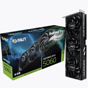 Видеокарта palit RTX 5060 8 ГБ infinity 3 RTL (NE75060019P1-GB2063S) с подпиской и максимальным ВБ кошельком