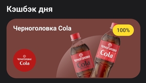 Возврат 100% на Черноголовка Кола 0.5 л