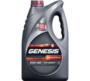 Масло моторное Лукойл Genesis Armortech 5W-40, 4 л 