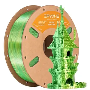 Двухцветная шелковая нить PLA для 3D-печати ERYONE, 1.75 мм, 1 кг