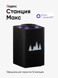 Умная колонка Станция Макс с Алисой на YaGPT (с макс. кошельком и подпиской ВБ)