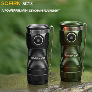 Фонарик тактический Sofirn SC13 (черный и зеленый)