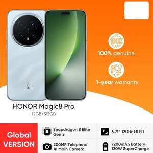 Смартфон Honor Magic8 Pro, 12/512ГБ, 16ГБ/1ТБ, global (Из Китая + пошлина, в зависимости от скидки в корзине)