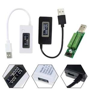Тестер зарядки напряжения USB с ЖК-дисплеем, контролирующий мощность мобильного устройства (с картой OZON, из-за рубежа)