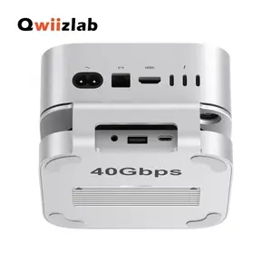Алюминиевый хаб Qwiizlab для Mac Mini M4/M4 Pro (из-за рубежа, с картой OZON)