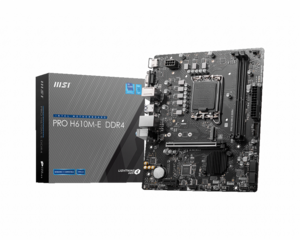 Материнская плата MSI PRO H610M-E DDR4, LGA1700, mATX (с кошельком WB)