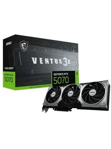 Видеокарта MSI NVIDIA GeForce RTX 5070 Ventus 3X OC 12 ГБ