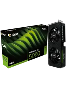 Видеокарта Palit RTX 5060 DUAL 8 ГБ RTL NE75060019P1-GB2063D (с макс. кошельком ВБ)