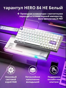 Магнитная клавиатура AULA HERO 84HE 