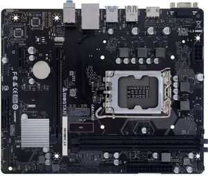 Материнская плата Biostar H610MHC 2.0, Socket LGA 1700, Intel H610, mATX, Ret