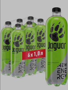 Газированный напиток Jaguar Live Маx 6X1,0л