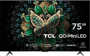 75" Телевизор TCL 75C6K QD-Mini LED 4К Google TV