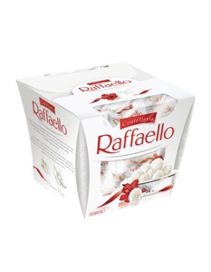 Конфеты RAFFAELLO с цельным миндальным орехом в кокосовой обсыпке, 150г