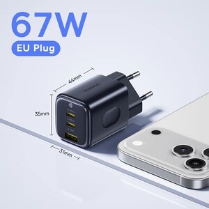 Зарядное устройство Baseus 67 Вт GaN Mini
