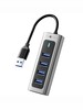 USB-хаб GiGimundo 3.0 на 4 порта RW4U высокая скорость 5 Гбит/с, защита от помех Bluetooth (из-за рубежа, с картой OZON)