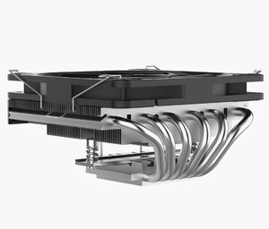 Top-flow кулер SAMA U60 (6 трубок 6 мм, высота 67 мм, slim 1x120 мм, с WB-кошельком)